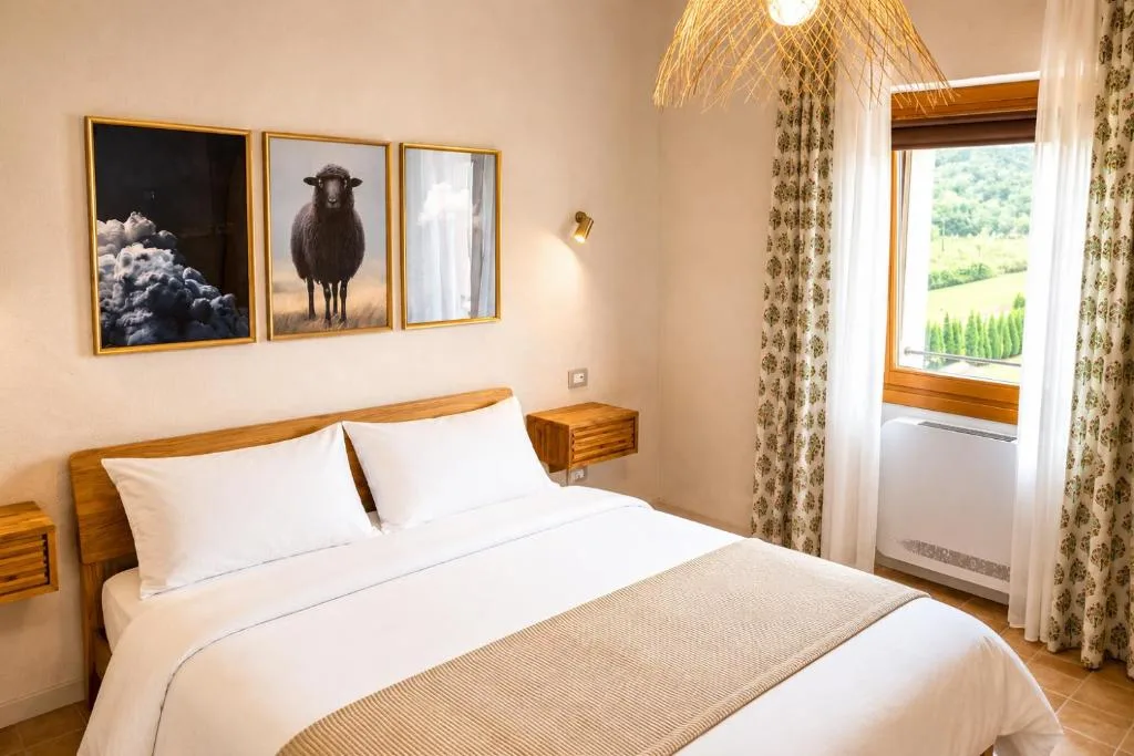 Camera 3 — il letto e le fibre naturali